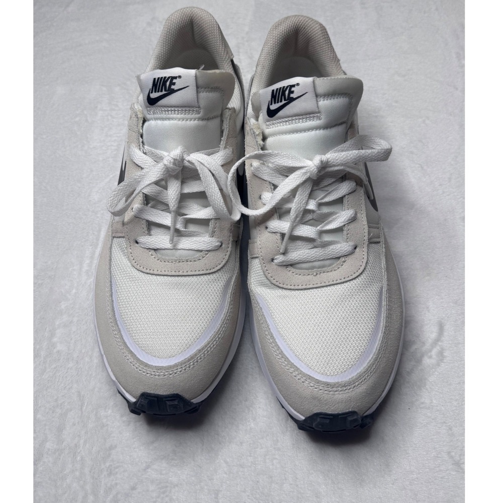 Nike Waffle Debut Mens 10 Summit White Black Suede Retro Sneakers FJ4195-100